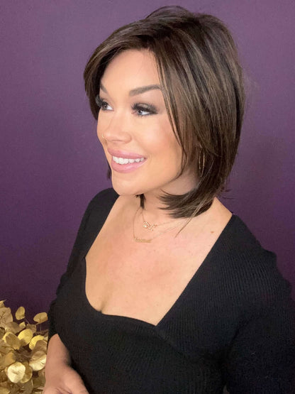 Gwen Dark Roast Delight HS Comfort Luxury Wig *Sample A NOT RETURNABLE*