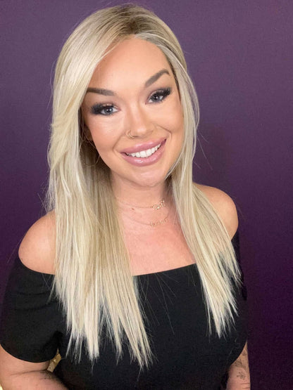 Holly Vanilla Frappe Blonde NWT HS Comfort Luxury Wig LW3 LF1