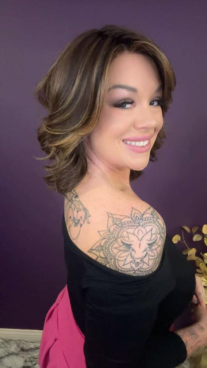 ELIZA CHESTNUT BRULEE HS HT DIAMOND LUX WIG *SAMPLE A*