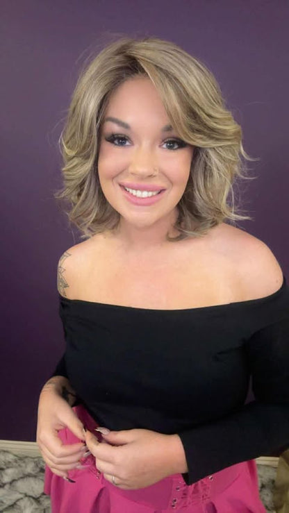 ELIZA TRUFFLE MOCHA CREAM HS HT DIAMOND LUX WIG *SAMPLE A*