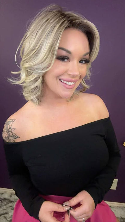 ELIZA ICED AMERICANO BLONDE HS HT DIAMOND LUX WIG *SAMPLE A* NV1