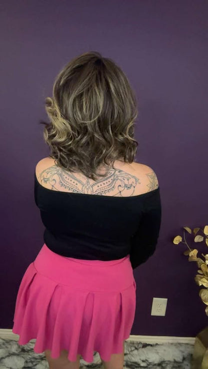 ELIZA MOCHA VANILLA DRIZZLE HS HT DIAMOND LUX WIG *SAMPLE A* NV1