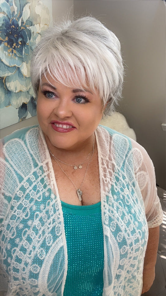 EDEN GRADIENT GREY HS Luxury Wig *Sample A NOT RETURNABLE*