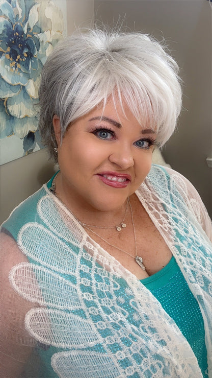 EDEN GRADIENT GREY HS Luxury Wig *Sample A NOT RETURNABLE*