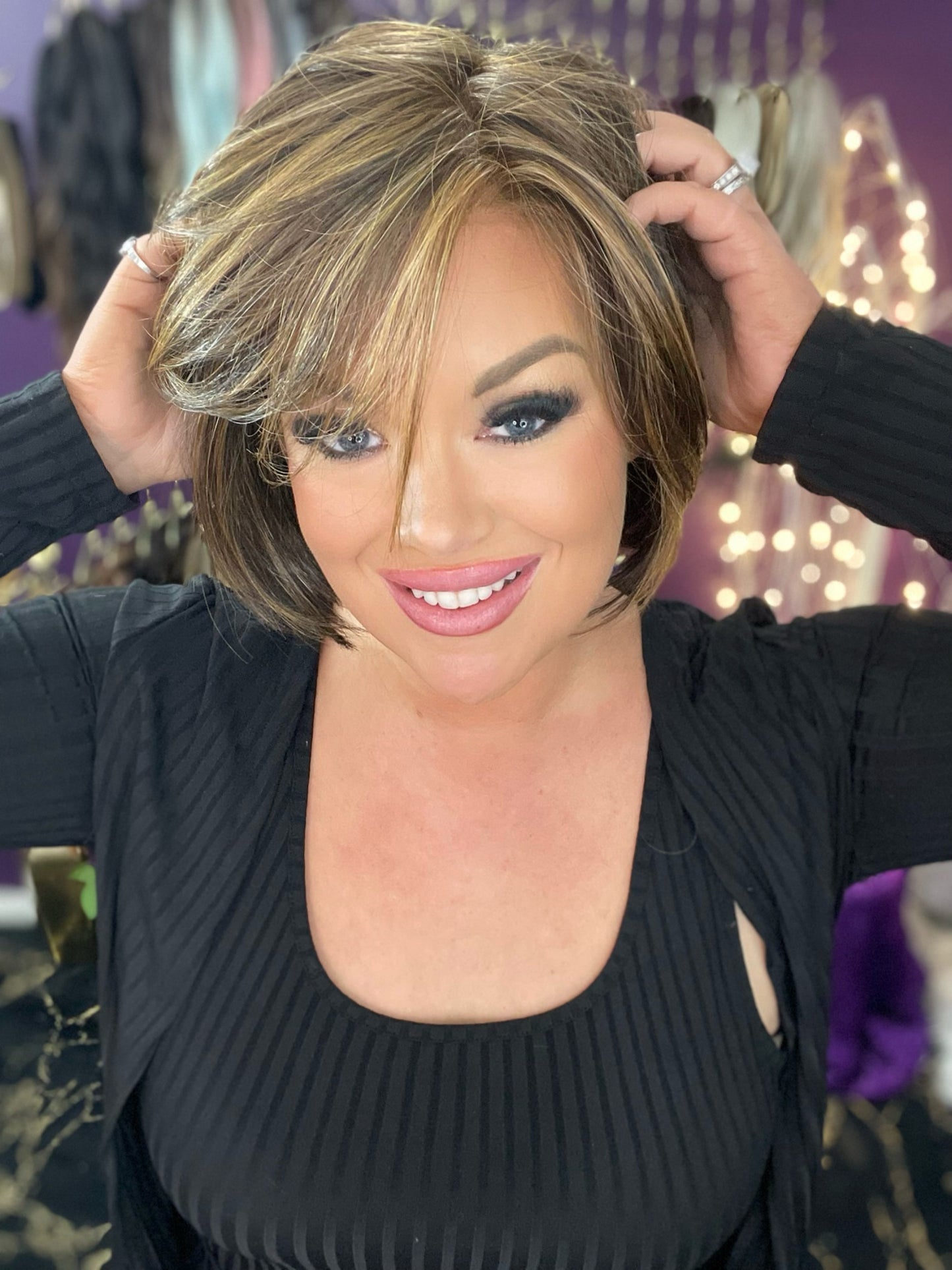 NEVEAH TOASTED CARAMEL HS Luxury Wig *Sample A NOT RETURNABLE*