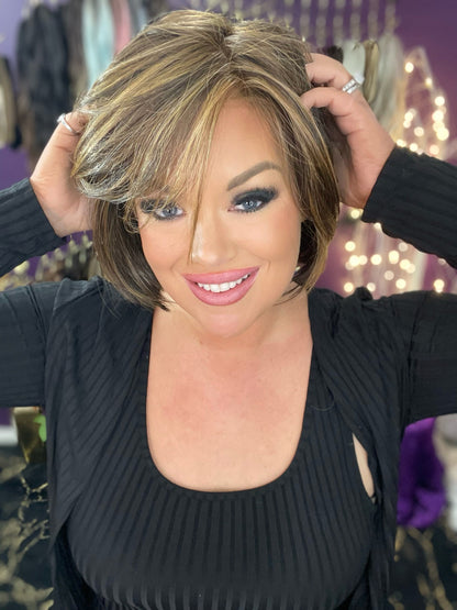 NEVEAH TOASTED CARAMEL HS Luxury Wig *Sample A NOT RETURNABLE*