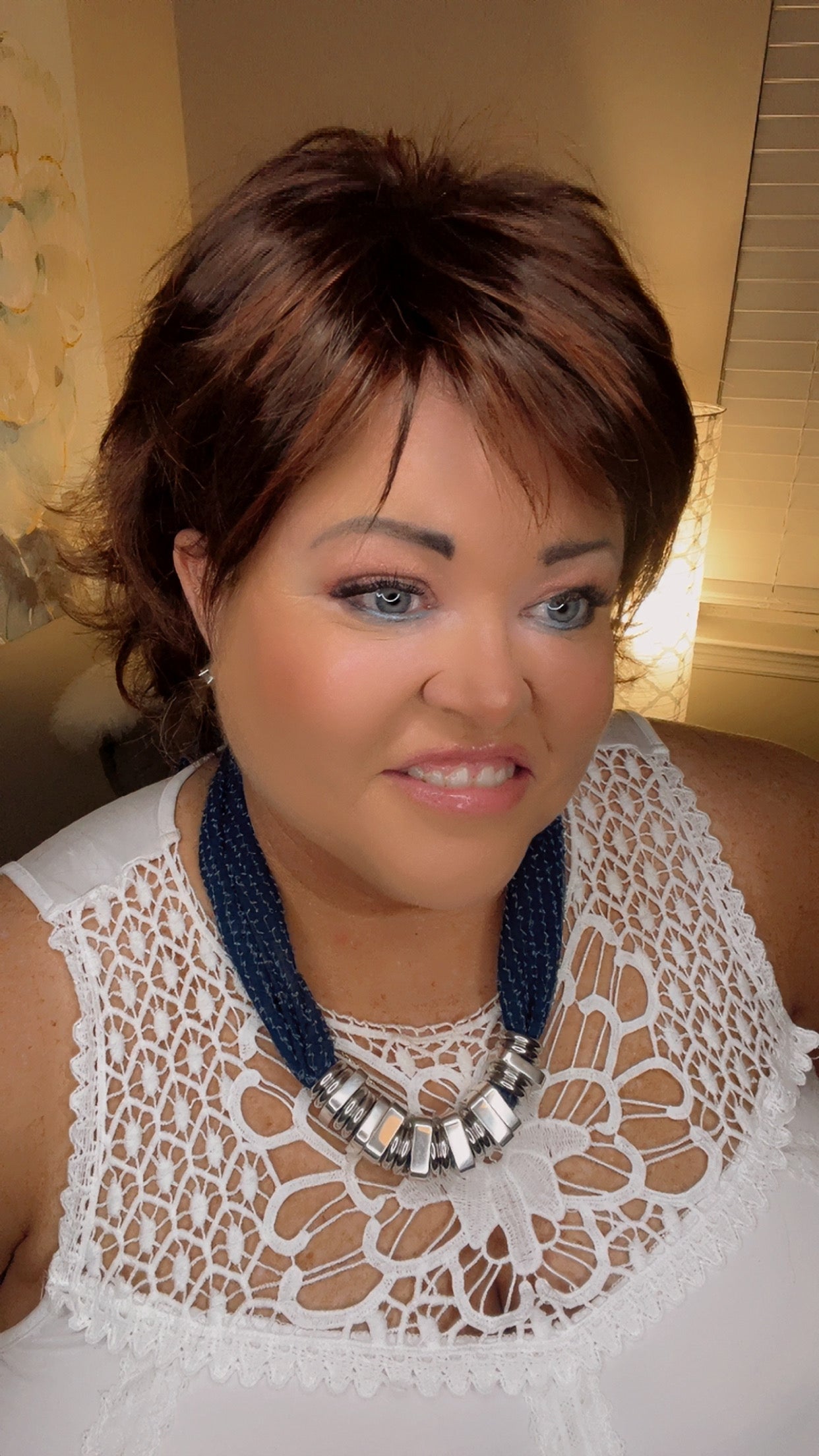 LOUISE SHEER PLUM NHS Premium Luxury Wig *Sample A NOT RETURNABLE*