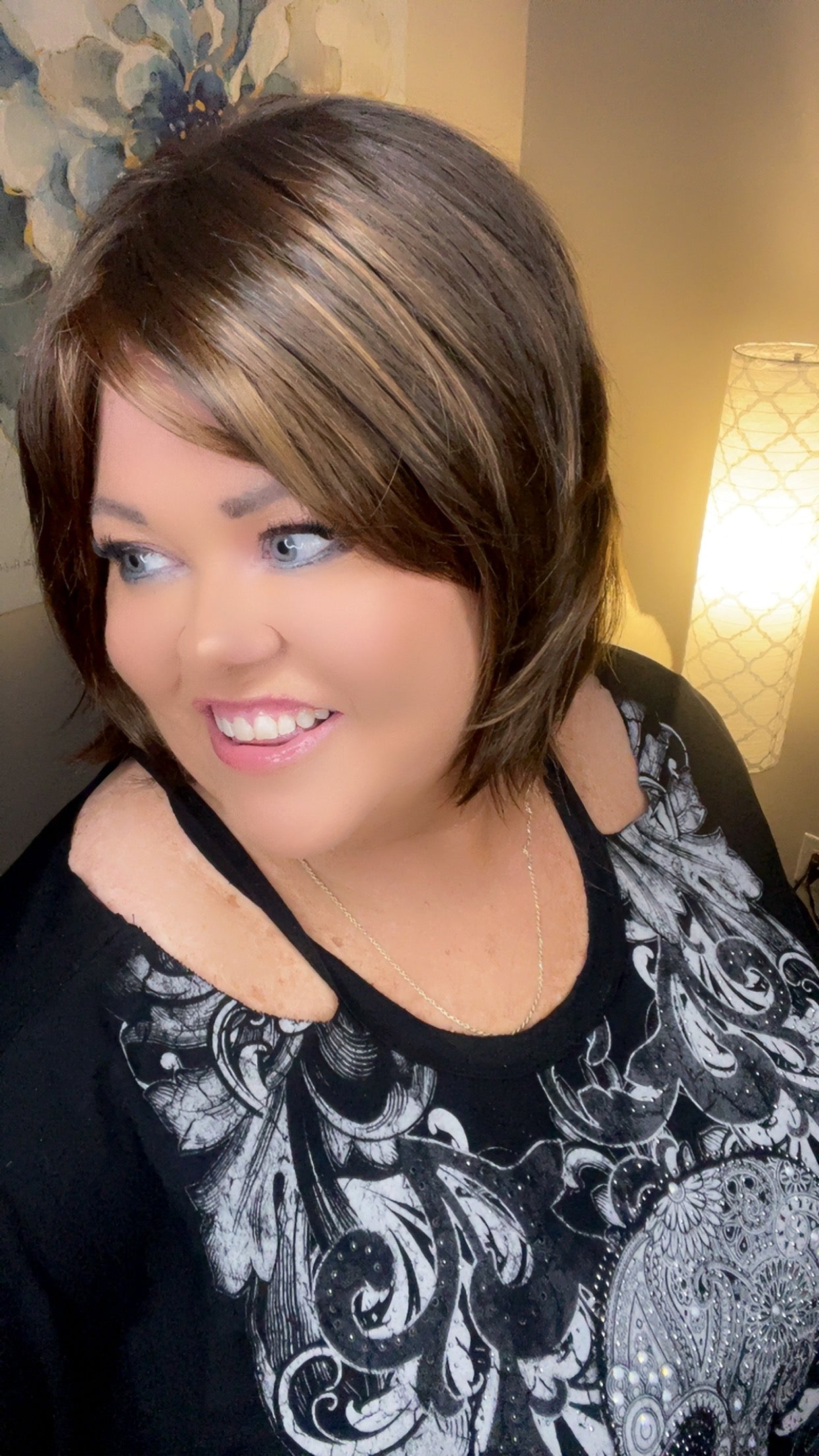 CLARISSA DEEP SEPIA NHS Premium Luxury Wig *Sample A NOT RETURNABLE* NV1