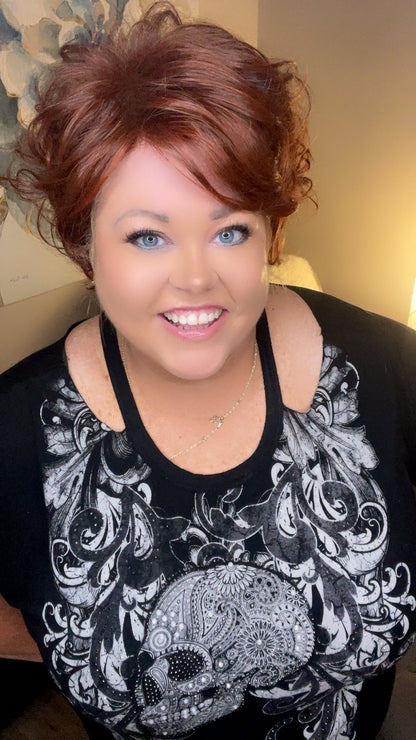 JOLENE CAYENNE RED HS Premium Luxury Wig *Sample A NOT RETURNABLE* NV1