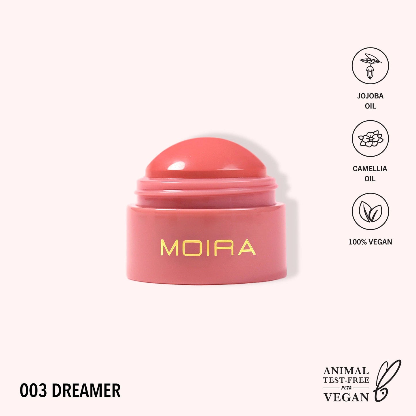 MOIRA Soft Blush Balm (003, Dreamer) LW3