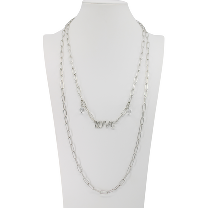 Love Long Chain Necklace
