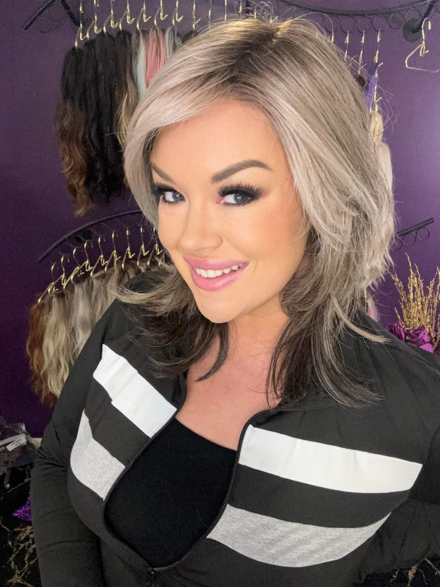 Nicola Silver Fox HS Premium NWT Luxury Wig LW3-AC1