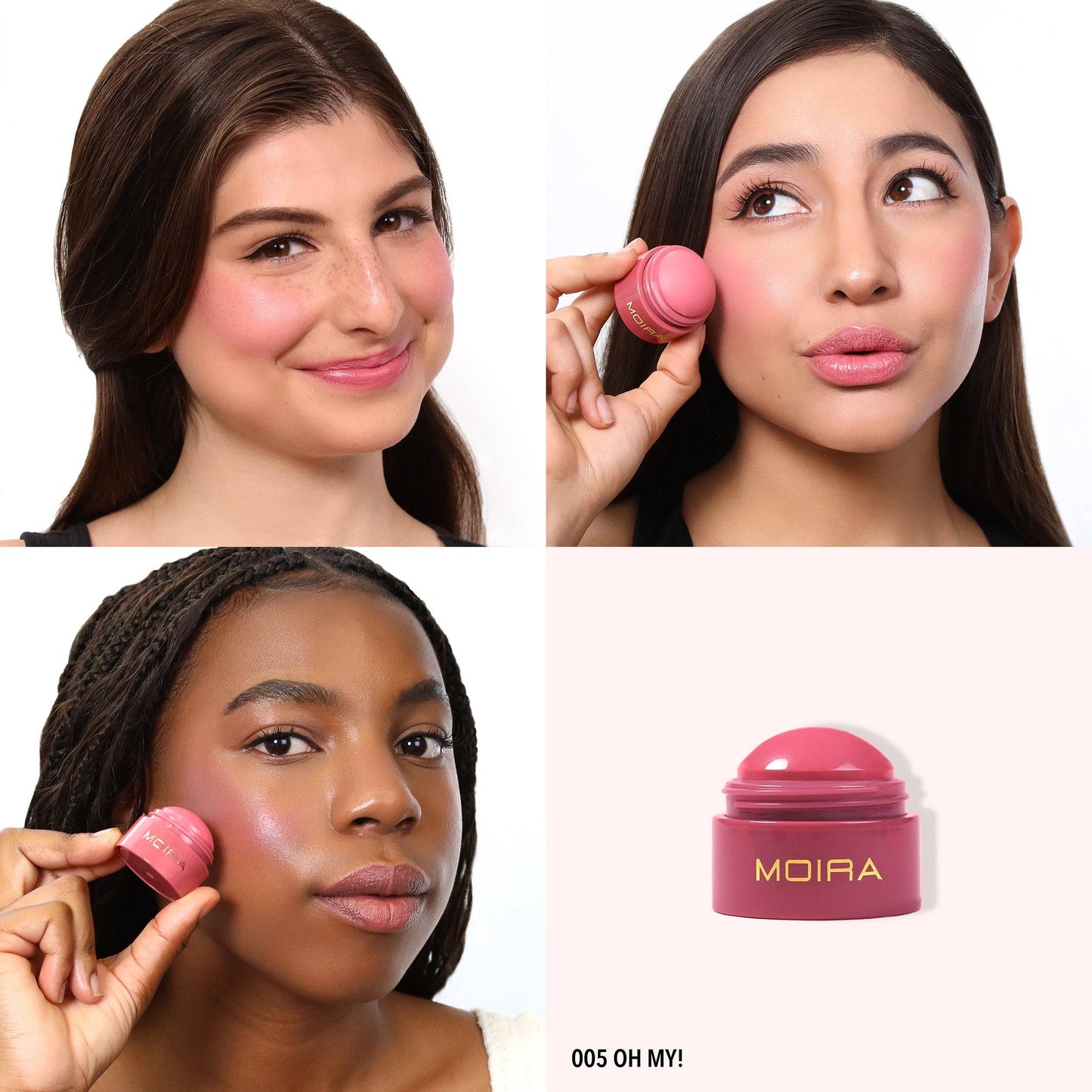 MOIRA Soft Blush Balm (005, Oh, my!) LW3