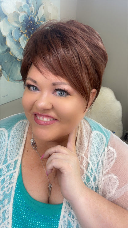 EDEN RED AUBURN HS Luxury Wig *Sample A NOT RETURNABLE*