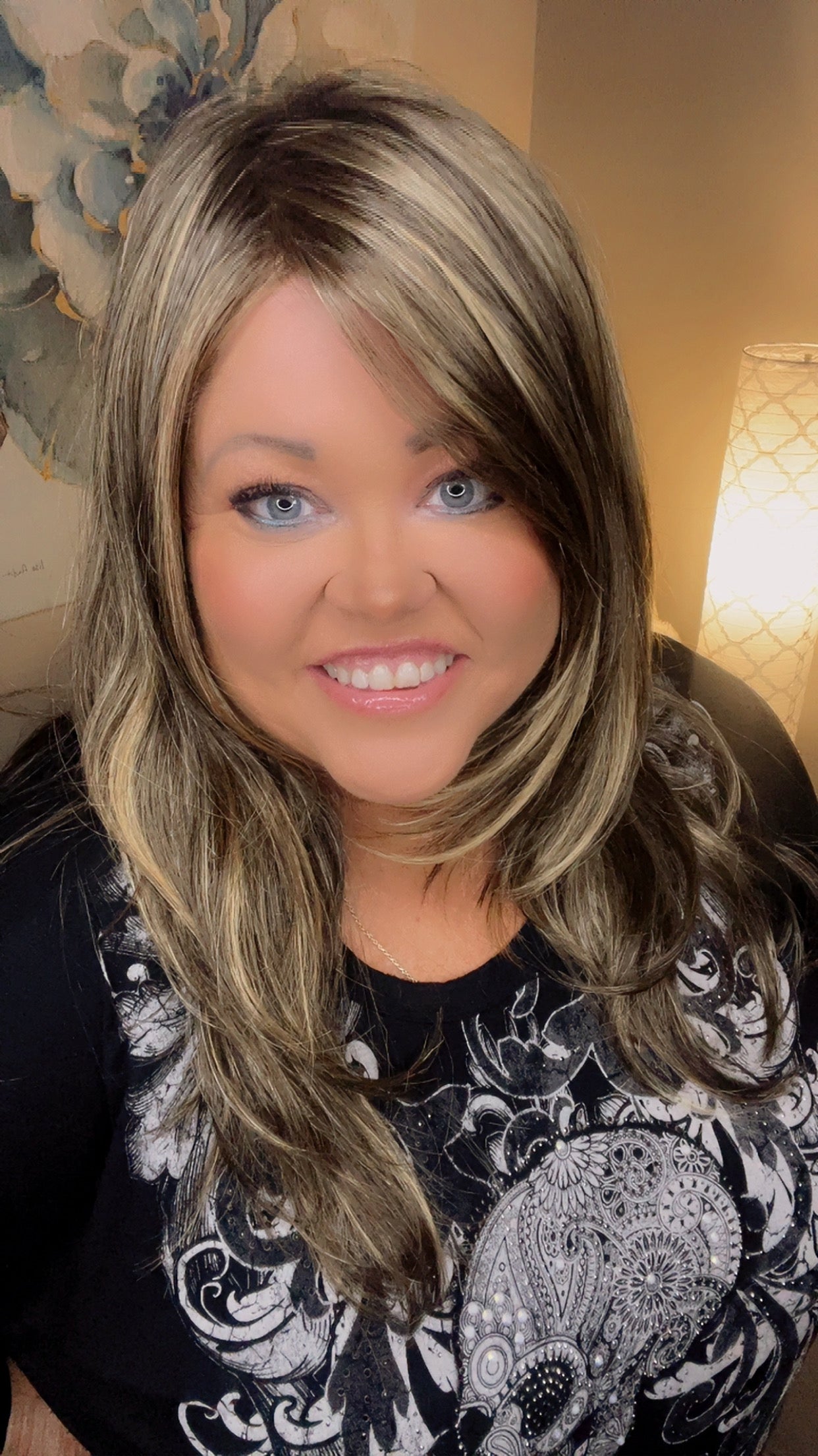 BLAZE MOCHA GOLD NHS Premium Luxury Wig *Sample A NOT RETURNABLE* NV1