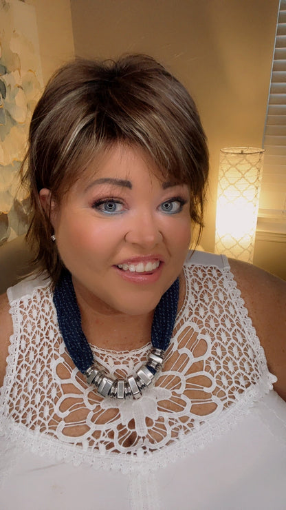 Shannon Dark Amber NHS Premium Luxury Wig LW3