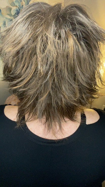 CHERYL DEEP SEPIA NHS Premium Luxury Wig *Sample A NOT RETURNABLE* NV1