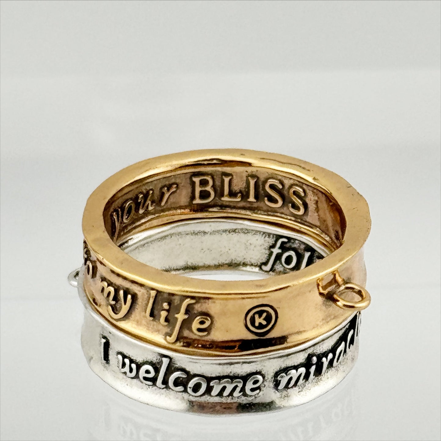 I Welcome Miracles Ring Original Necklace