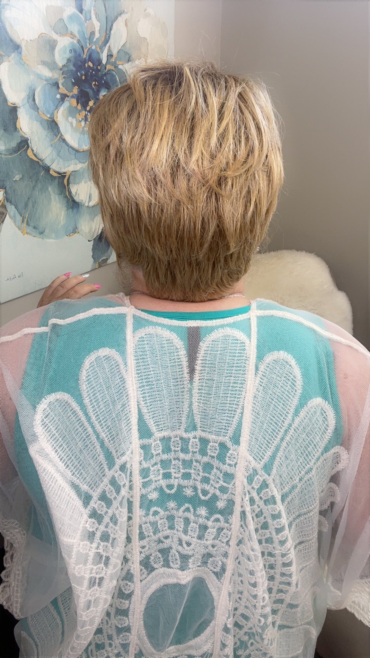 Alice – Luxury Wig by Chic Lifestyle Shown in Summer Blonde.