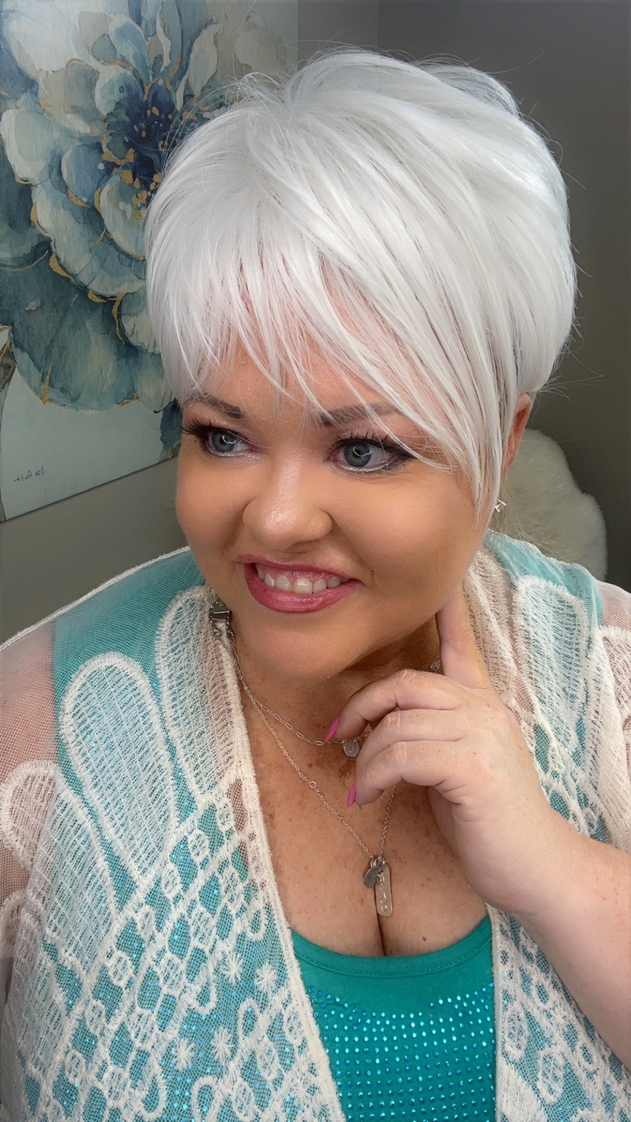 Alice – Luxury Wig by Chic Lifestyle Shown in Snow Queen.