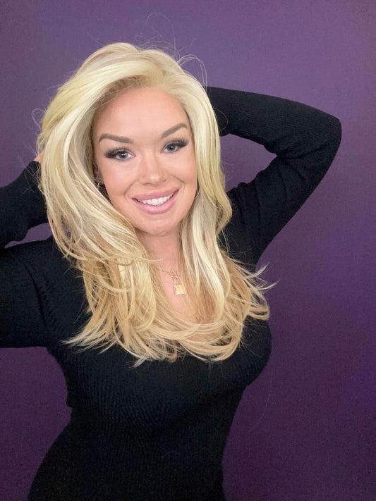 Ashlyn – Luxury Wig by Chic Lifestyle Shown in Endless Sunlight.