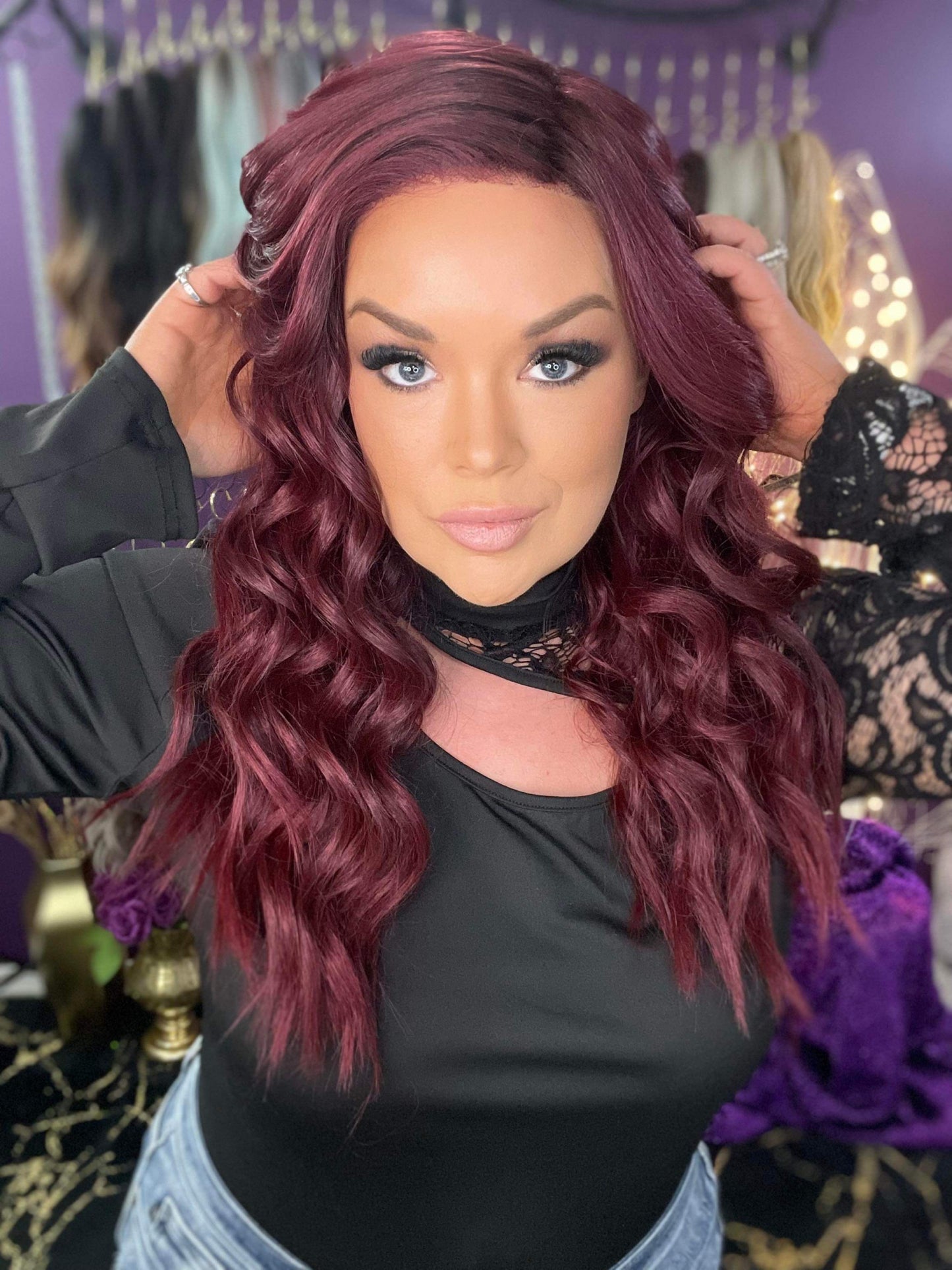 Rachel Merlot HS Standard Luxury Wig LW3-AC1