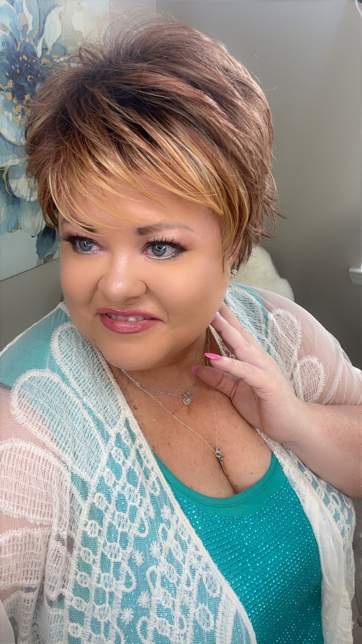 EDEN STRAWBERRY MOCHA SWIRL HS Luxury Wig *Sample A NOT RETURNABLE*