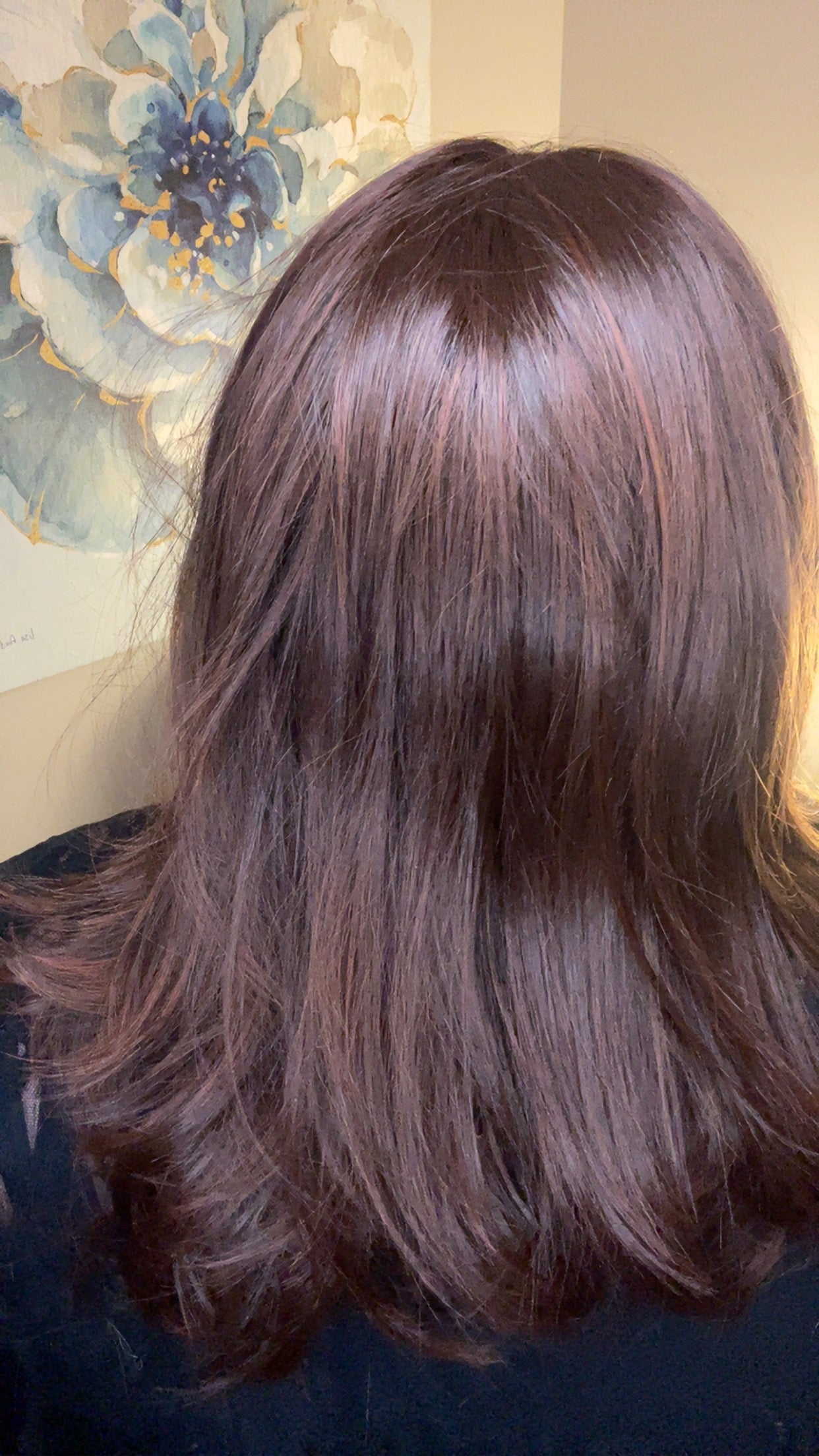 DEMI SHEER PLUM NHS Premium Luxury Wig *Sample A NOT RETURNABLE* NV1