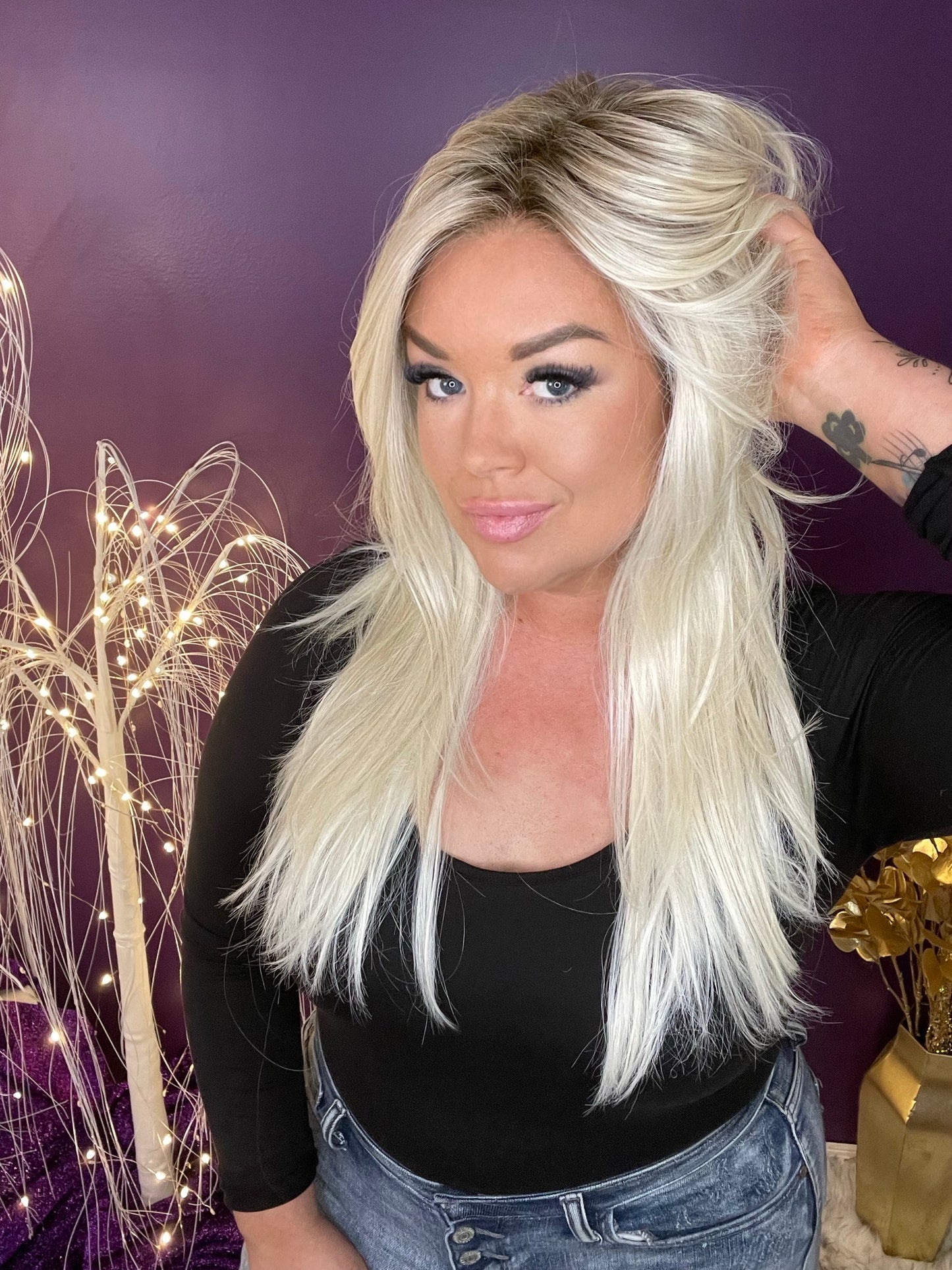 Bridgette 25 Platinum Princess HS Premium Luxury Wig  LW3