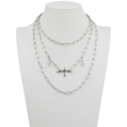 I Am Bird Long Chain Necklace