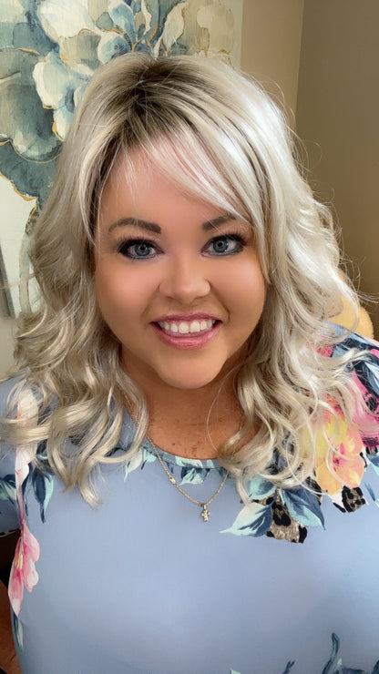 ROMY HONEY CREAM BELLINI NHS SIG SIPS LUXURY WIG *SAMPLE A*