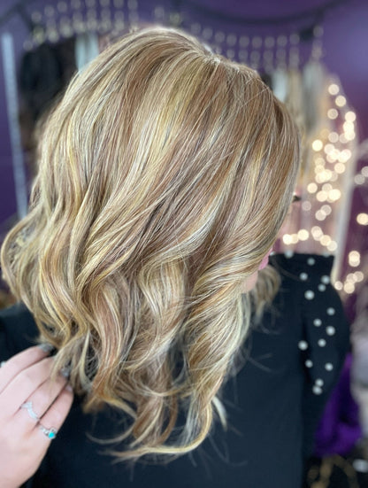 BILLIE BUTTERSCOTCH BLONDE HS HT PLATINUM LUXURY WIG *SAMPLE A NOT RETURNABLE*