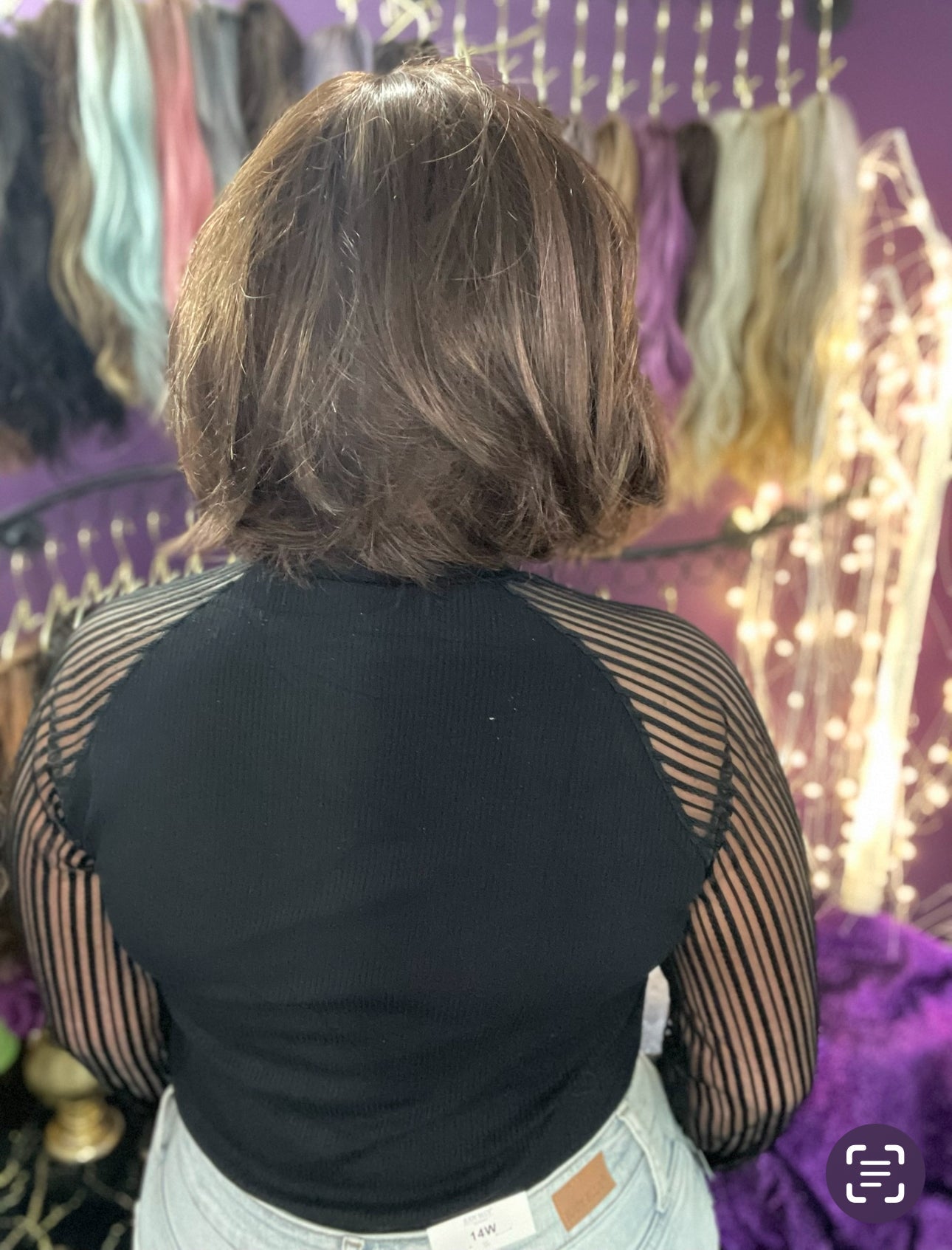 CHARLIE – Luxury Wig by Chic Lifestyle Shown in English Tea.