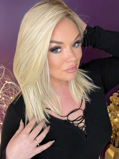 CIRI – Luxury Wig by Chic Lifestyle Shown in California Blonde.