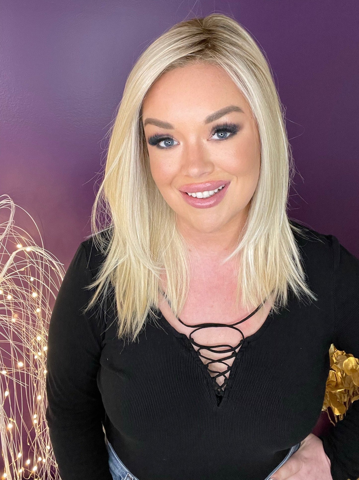 CIRI – Luxury Wig by Chic Lifestyle Shown in California Blonde.