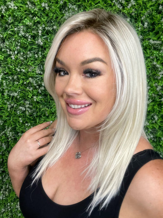 CIRI – Luxury Wig by Chic Lifestyle Shown in Platinum Princess.