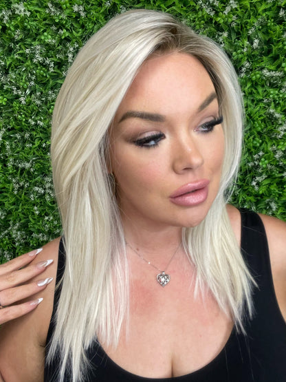 CIRI – Luxury Wig by Chic Lifestyle Shown in Platinum Princess.