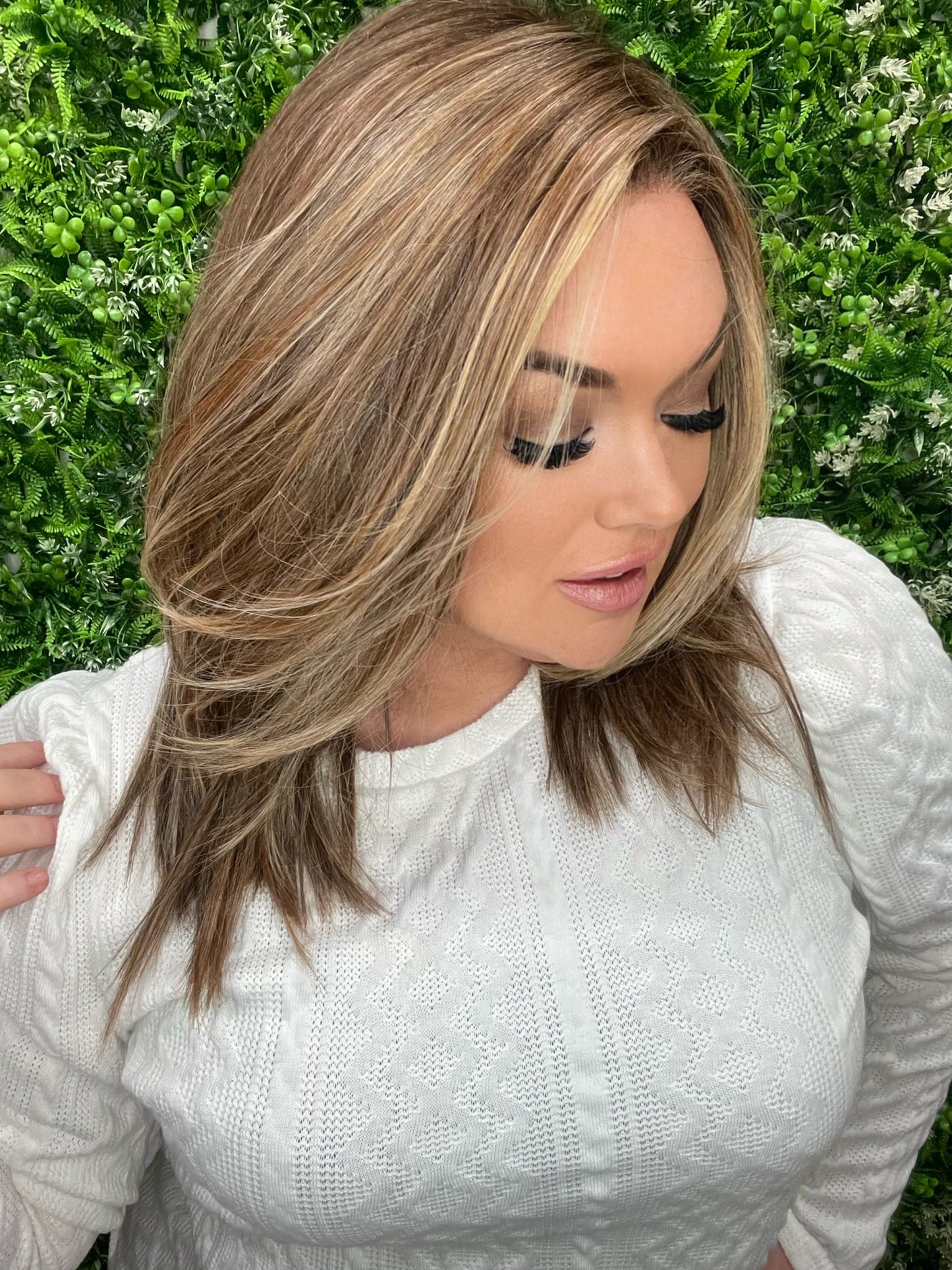 CIRI – Luxury Wig by Chic Lifestyle Shown in Vanilla Spice.