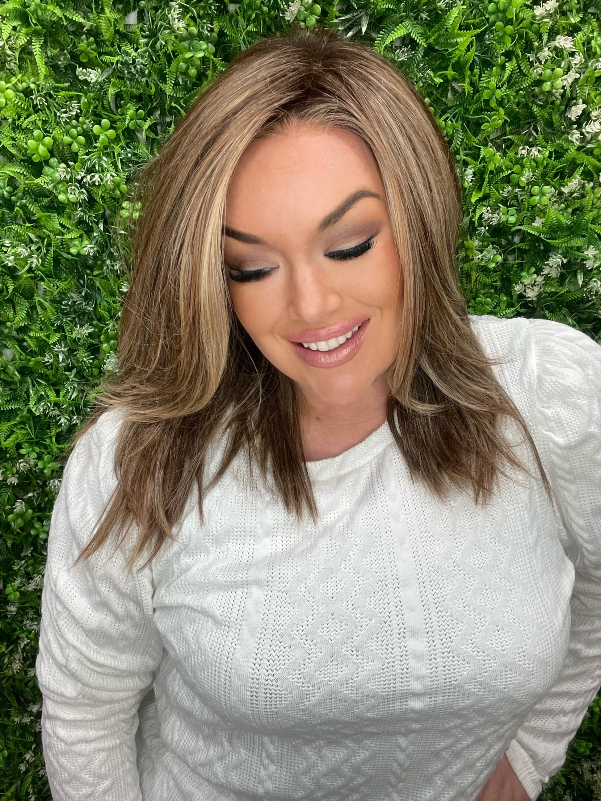 CIRI – Luxury Wig by Chic Lifestyle Shown in Vanilla Spice.