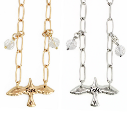 I Am Bird Long Chain Necklace