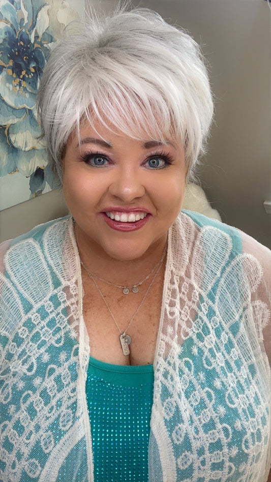 EDEN GRADIENT GREY HS Luxury Wig *Sample A NOT RETURNABLE*