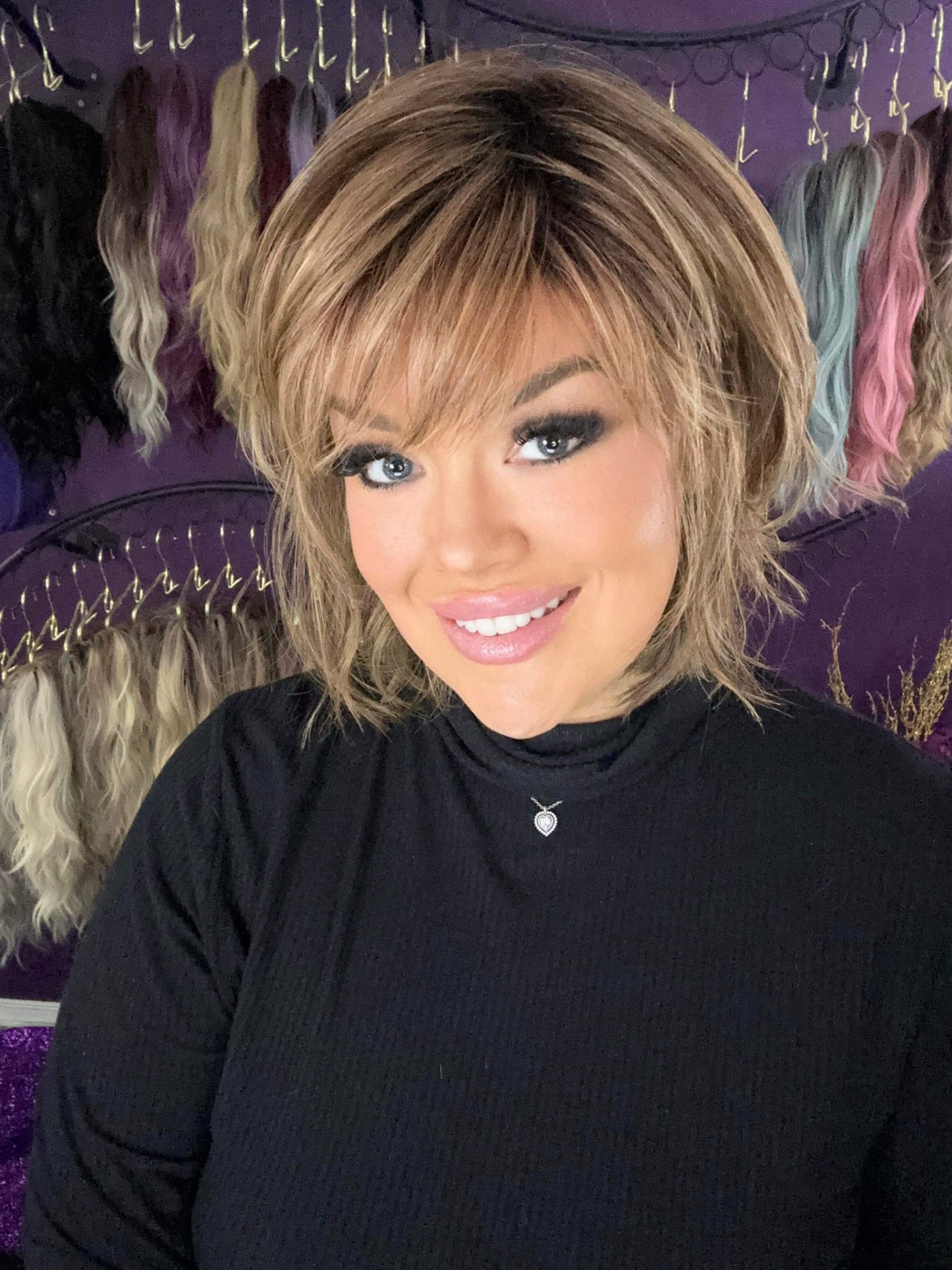 Gina Mocha Swirl HS NWT Premium Luxury Wig LW3-AC1