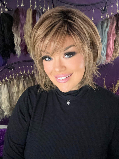 Gina Mocha Swirl HS NWT Premium Luxury Wig LW3-AC1