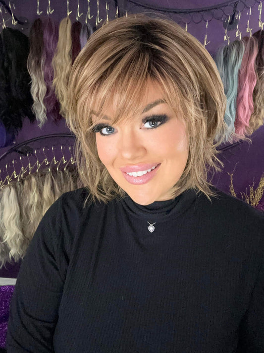 Gina Mocha Swirl HS NWT Premium Luxury Wig LW3-AC1