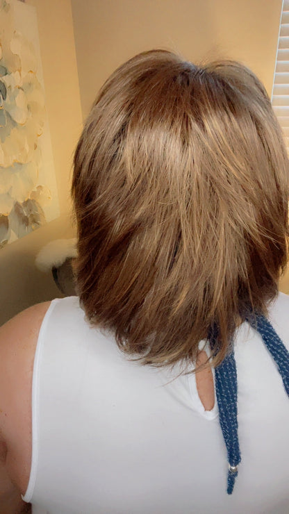 Shannon Dark Amber NHS Premium Luxury Wig LW3