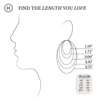 Small Stone Drop Earrings