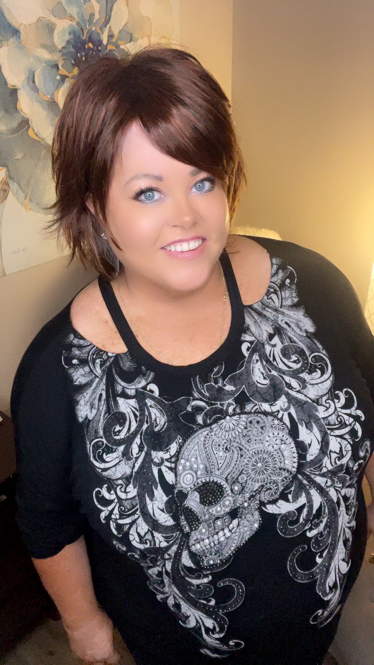 LOLA SHEER PLUM NHS Premium Luxury Wig *Sample A NOT RETURNABLE* NV1