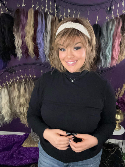 Gina Mocha Swirl HS NWT Premium Luxury Wig LW3-AC1