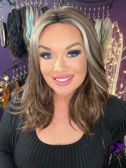 Demi Dark Amber NHS NWT Premium Luxury Wig LW3-AC1