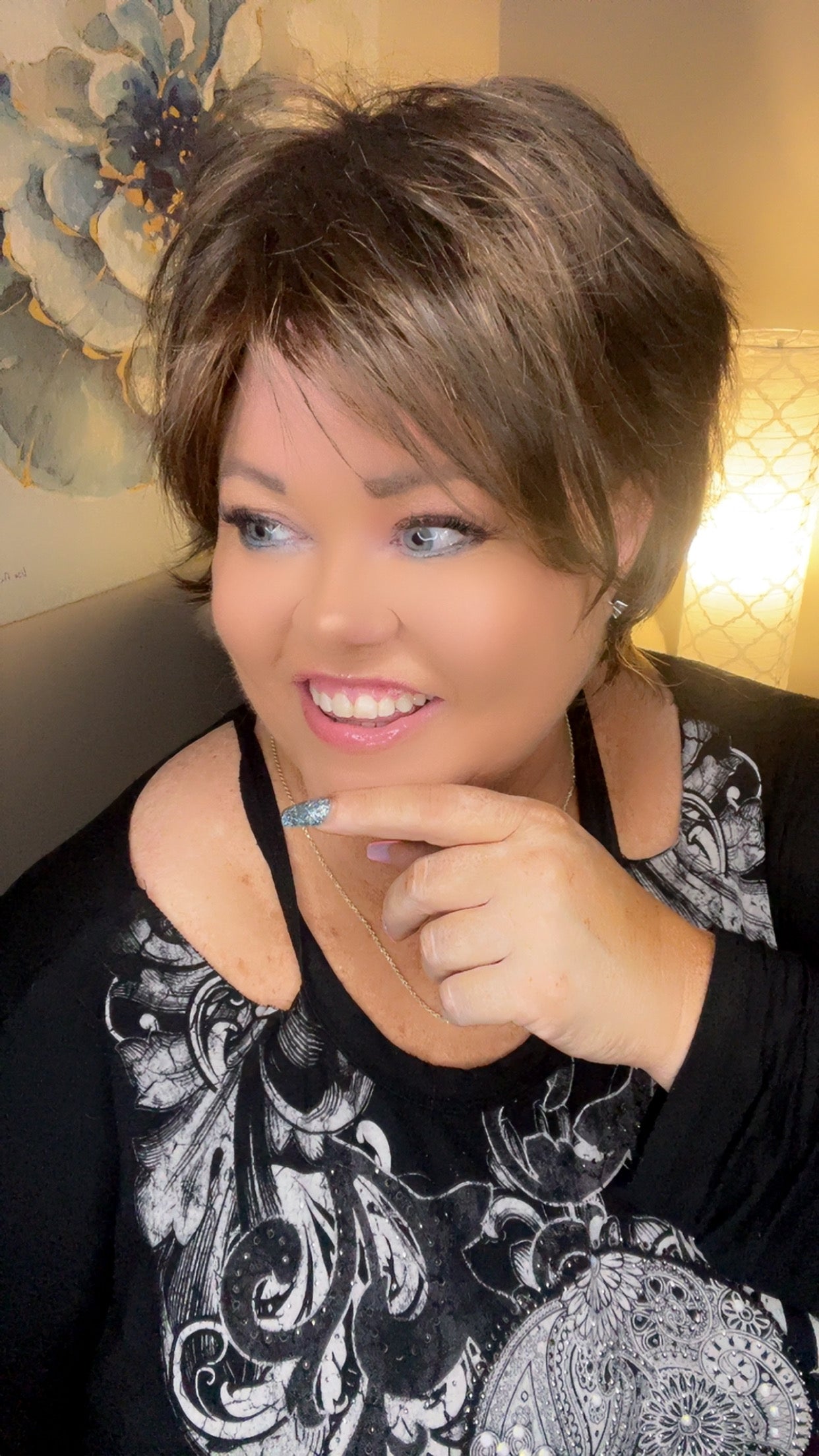 CHERYL DEEP SEPIA NHS Premium Luxury Wig *Sample A NOT RETURNABLE* NV1